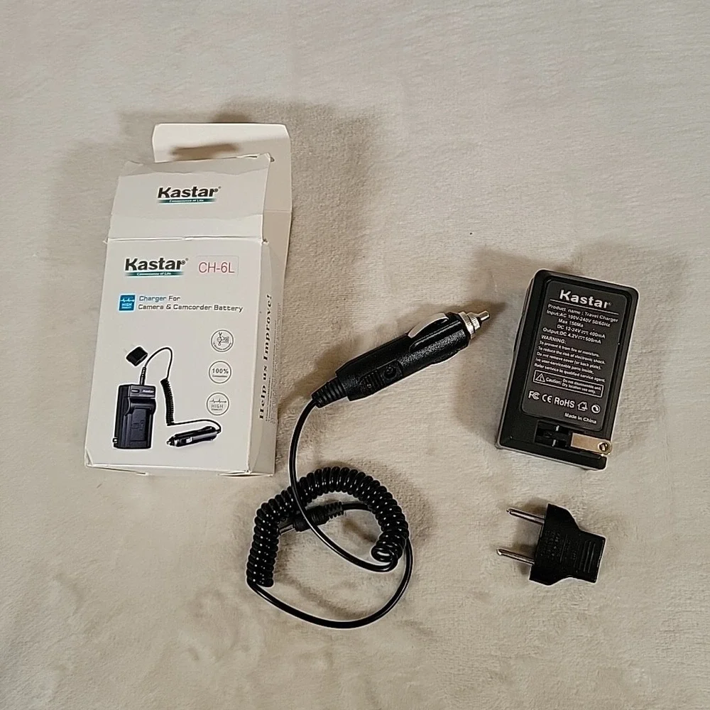 Kastar Charger For Camera And Camcorder Battery 3pcs